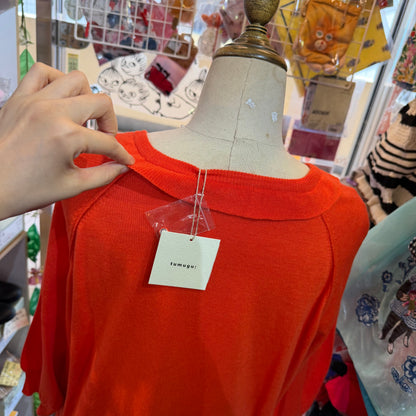 Tumugu Red Frill Cardigan