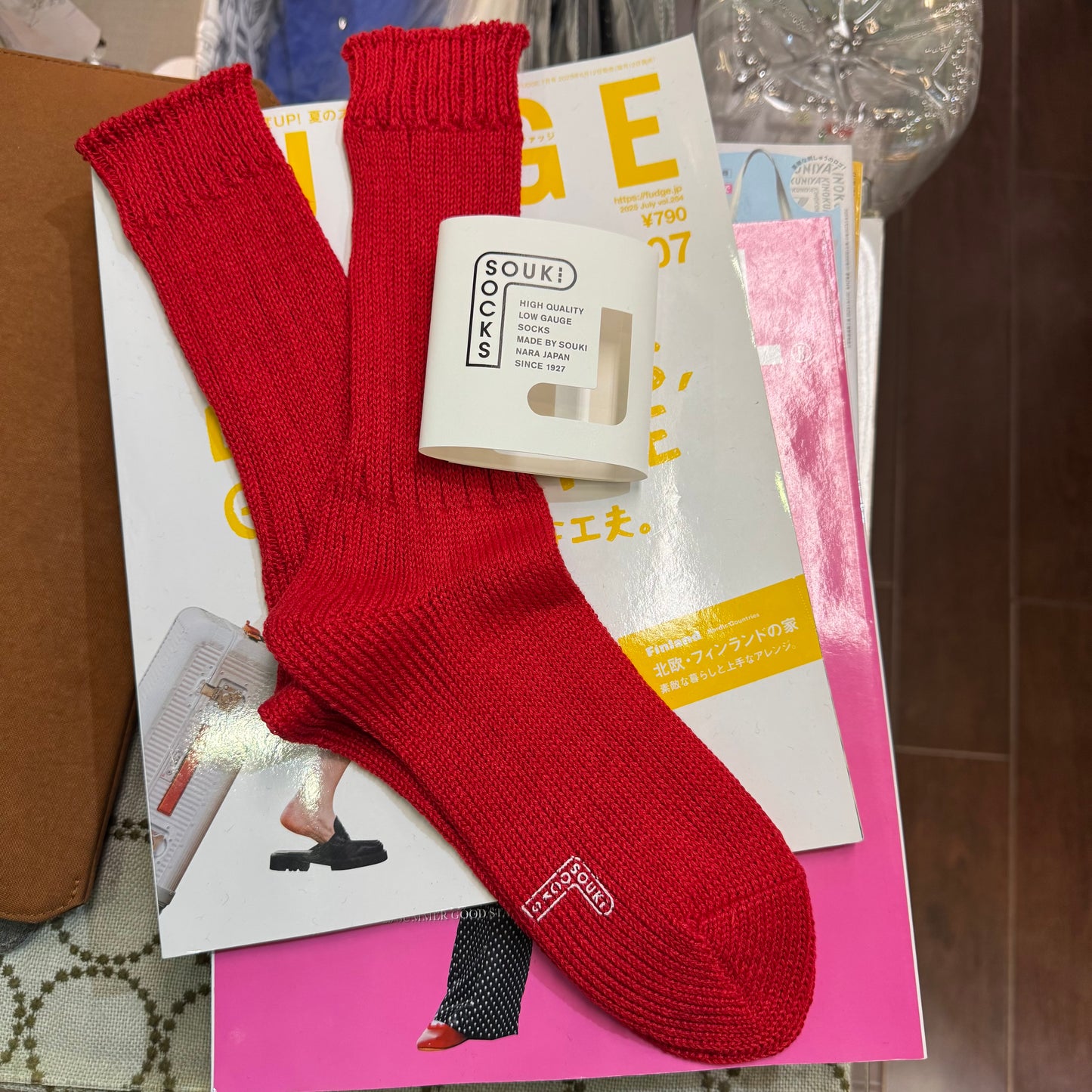 Souki Linen Long Socks, 2 Colors, made in japan