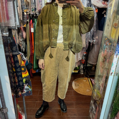 EXTRA30- TSUHARU Forest Lace Shirt, made in India