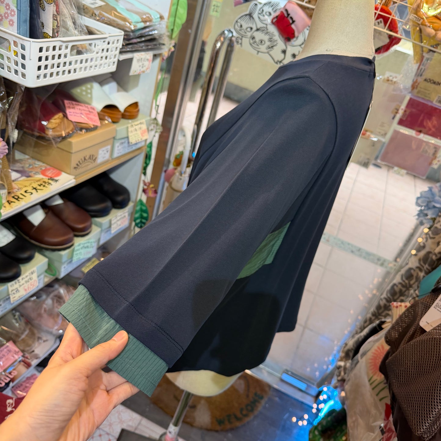 Munich Navy Blouse, made in Japan