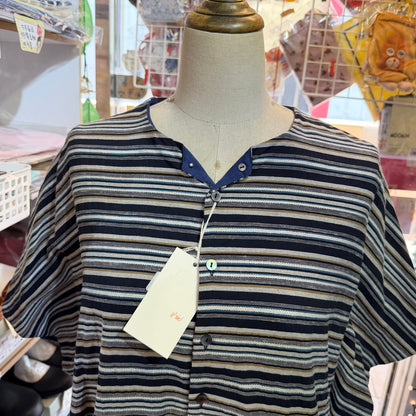 VM Striped Navy Shirt, made in Japan