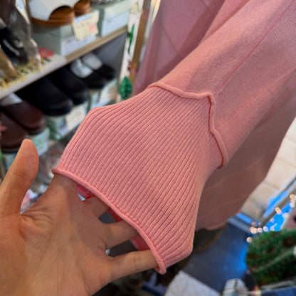 Estroislose Pink Cotton Sweatshirt