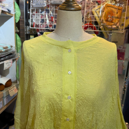 Nachukara Yellow Blouse, made in Japan