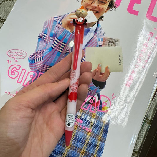 日本制造的姆明圆珠笔和铅笔