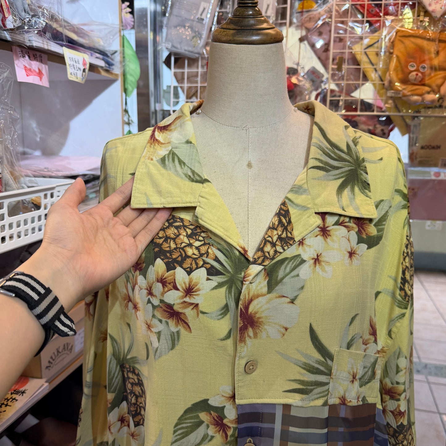 Rehersall Assort Unique Patchwork Shirt, made in Japan