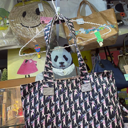 Handmade Dancing Tote Bag, Fabric from Japan