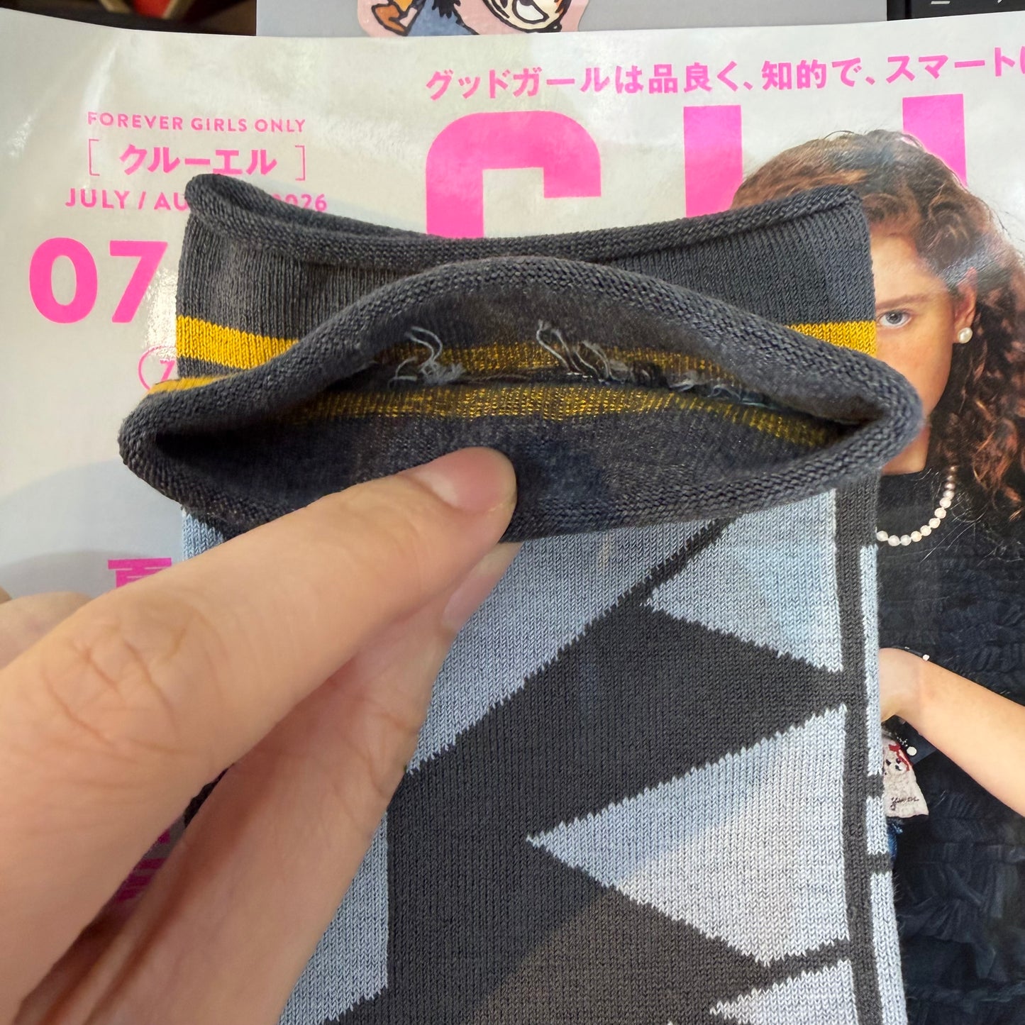 Fromf Print Socks, 3 Patterns, made in Japan