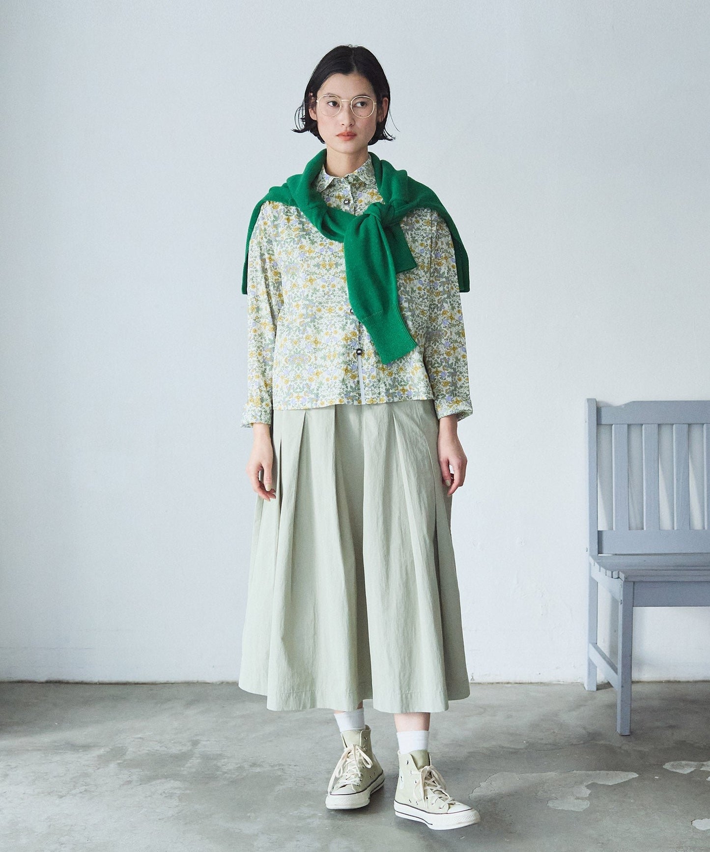 Sale- La marine Francaise X Liberty London Yellow Flora Shirt