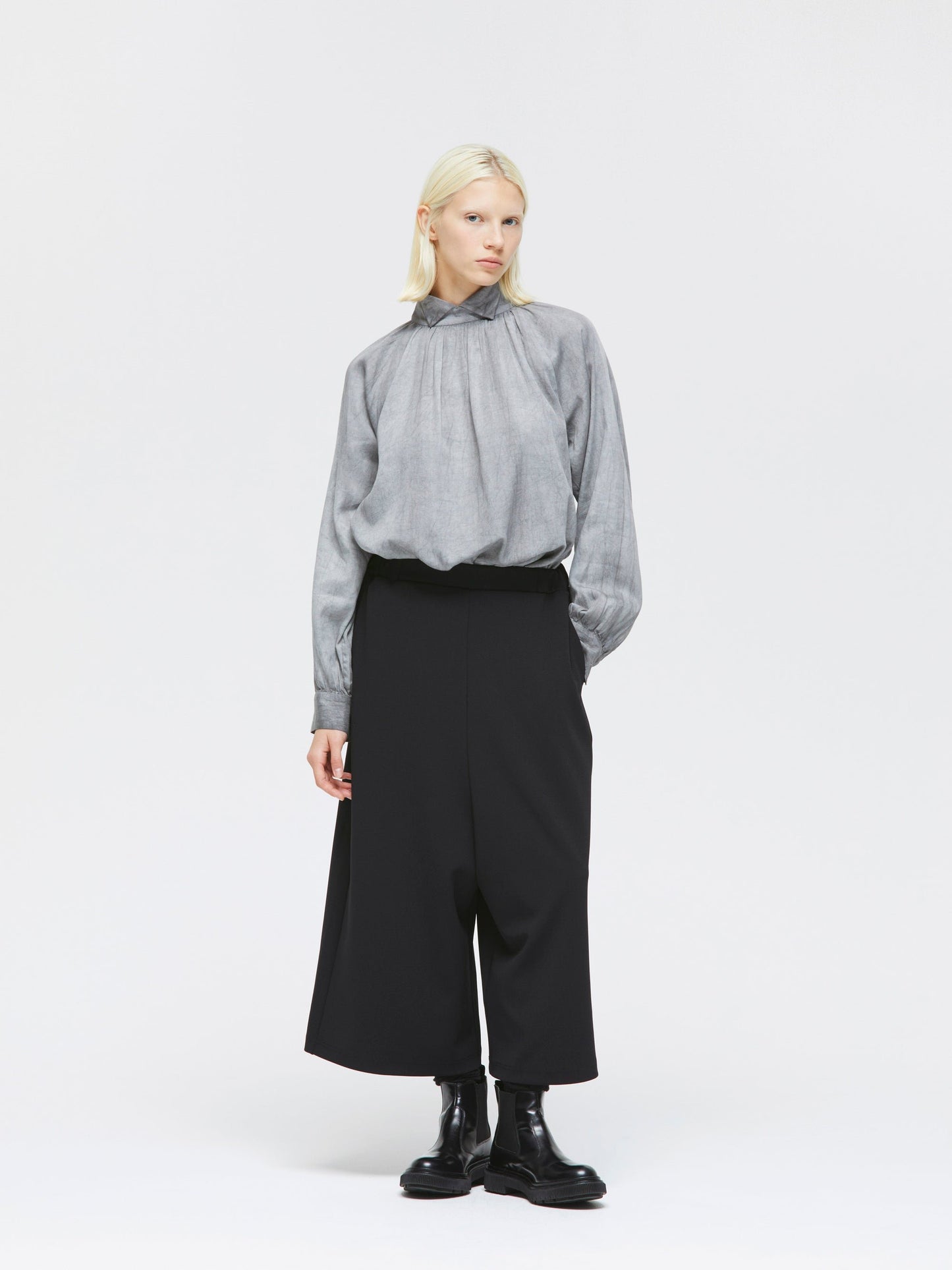 Mizuiro Ind High-waist Black Pants, made in Japan