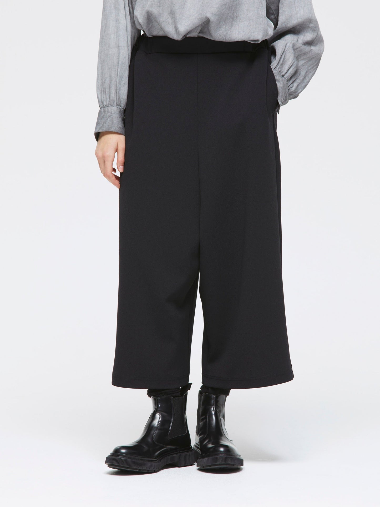 Mizuiro Ind High-waist Black Pants, made in Japan