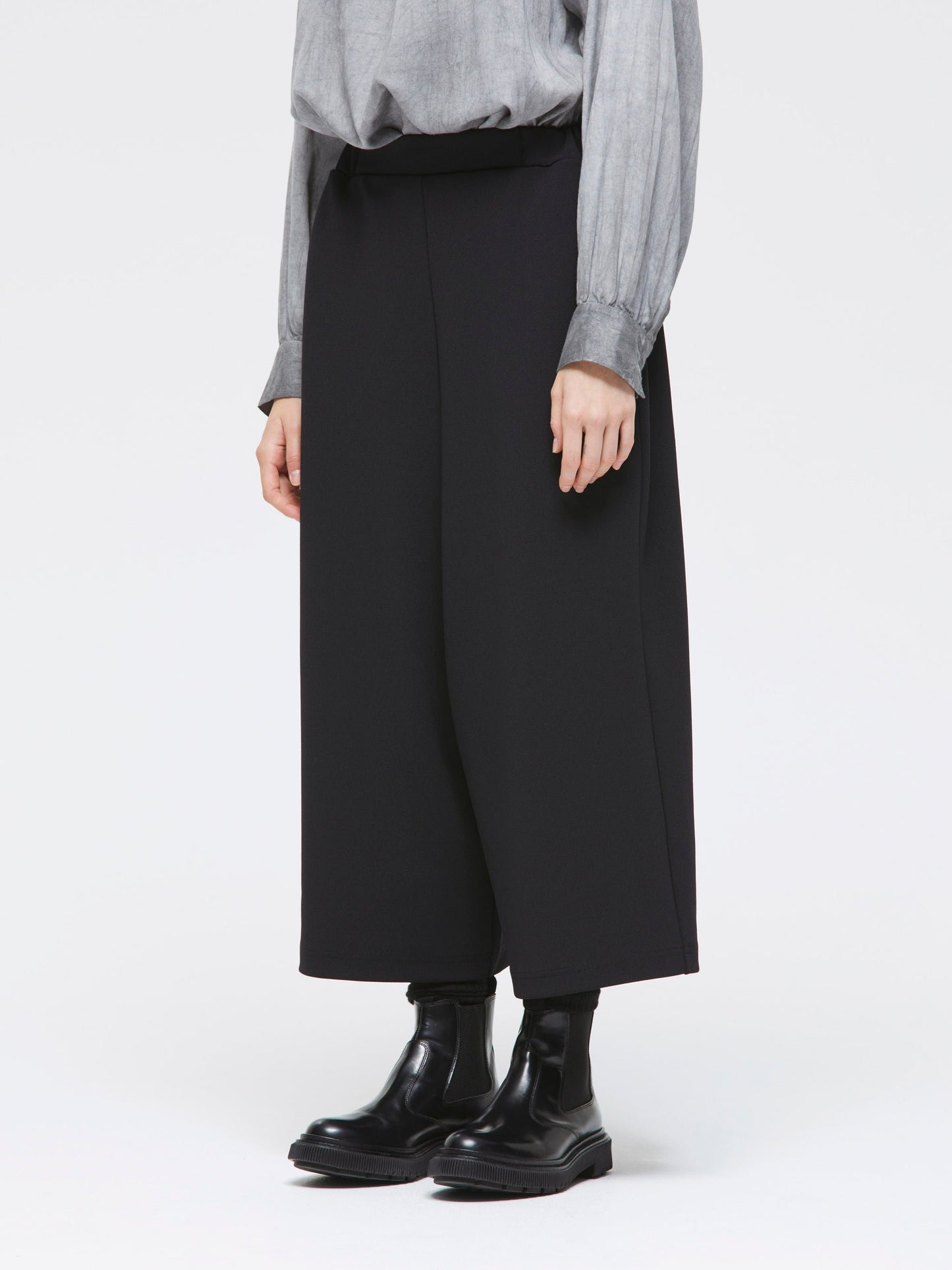 Mizuiro Ind High-waist Black Pants, made in Japan