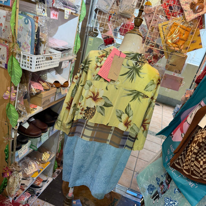 Rehersall Assort Unique Patchwork Shirt, made in Japan