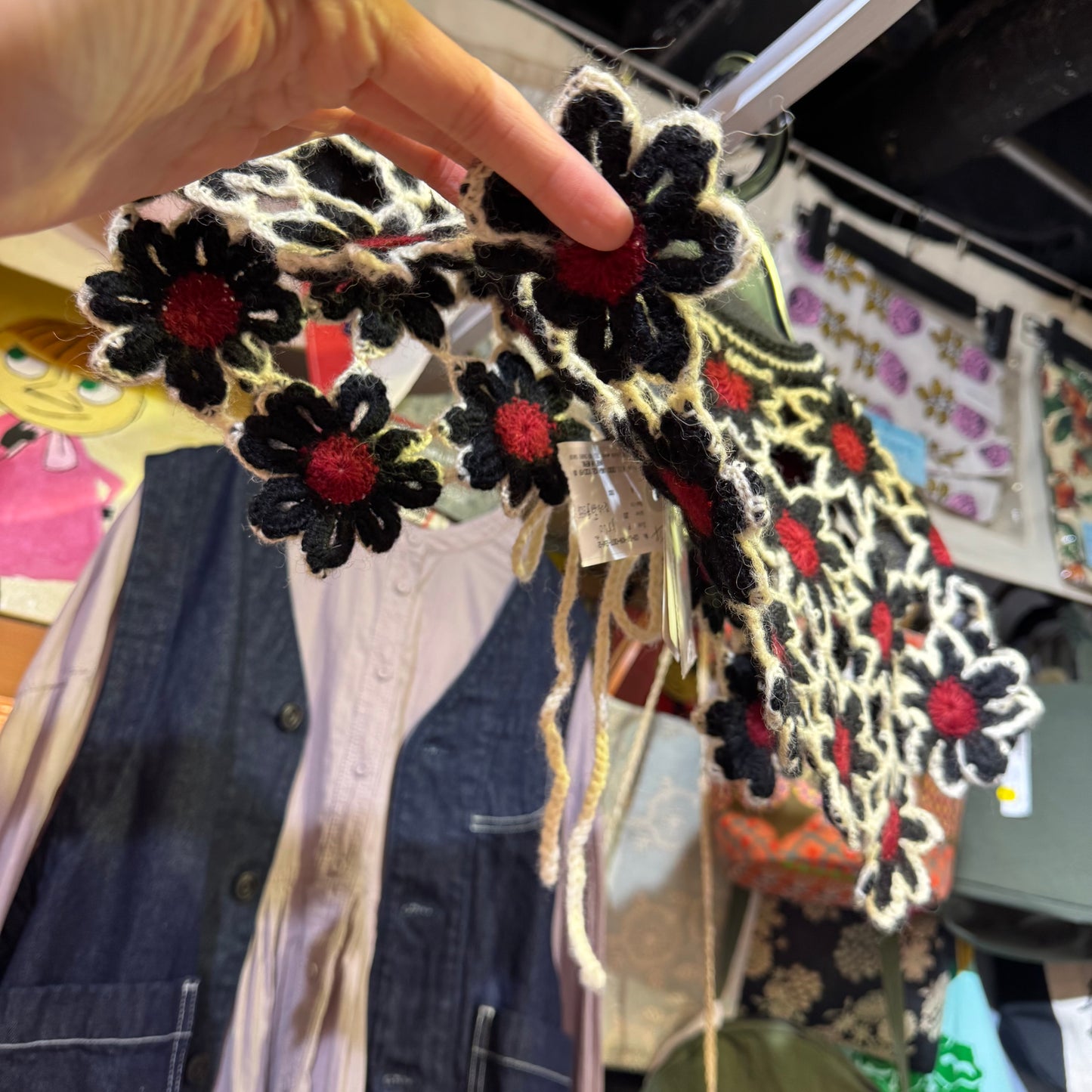 Bulle de Savon Nepal Hand Knit Scarf, made in Nepal