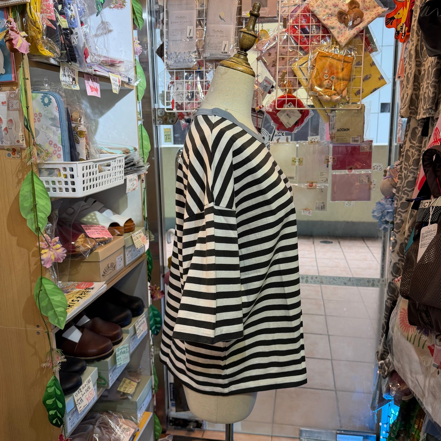 Laiterie Striped T-shirt, 2 Colors, made in Japan