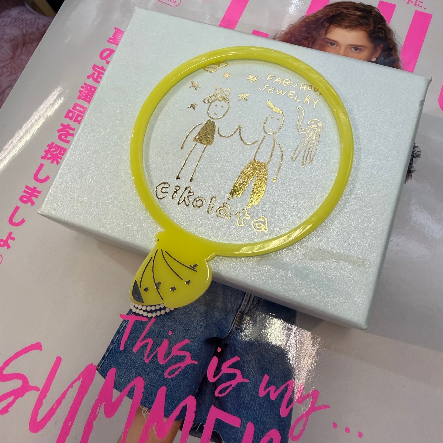 Sale- Cikolata Yellow Bracelet, made in Japan