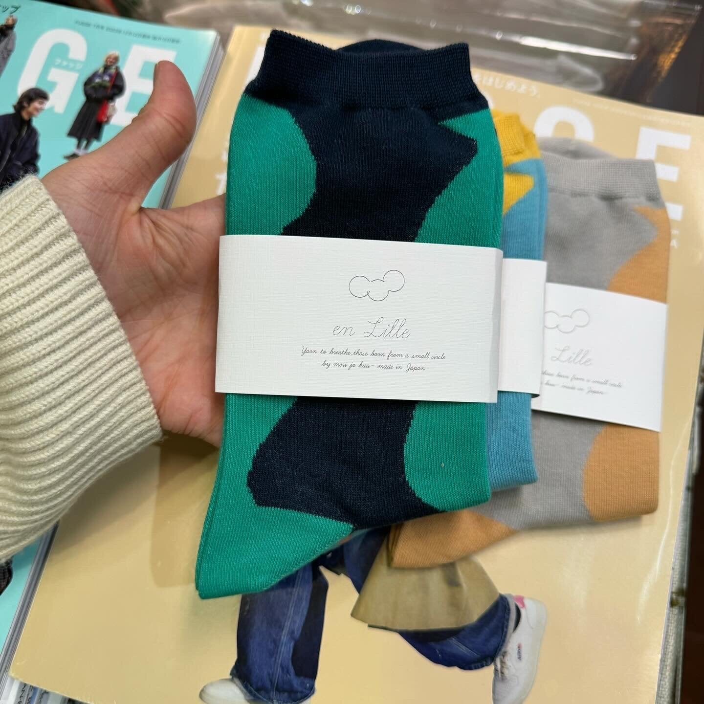 $99 only- Meri ja kuu Socks, 3 Colors, made in Japan