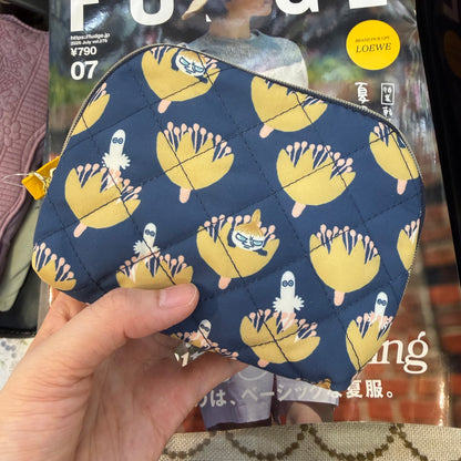 Little My Navy Print Pouch