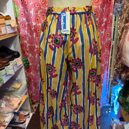 Sale- Michel Beaudouin X Liberty London Floral Pants, made in Japan