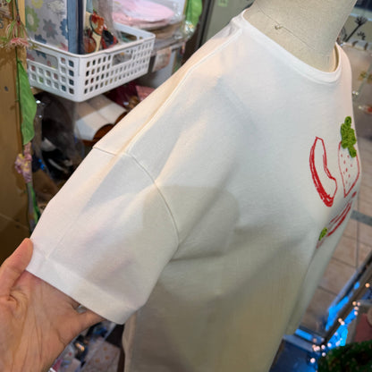 Latelier du Savon Fruits White T-shirt, made in Japan