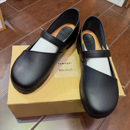 Tumugu X Hcubuch Schrag Leather Shoes, made in Japan