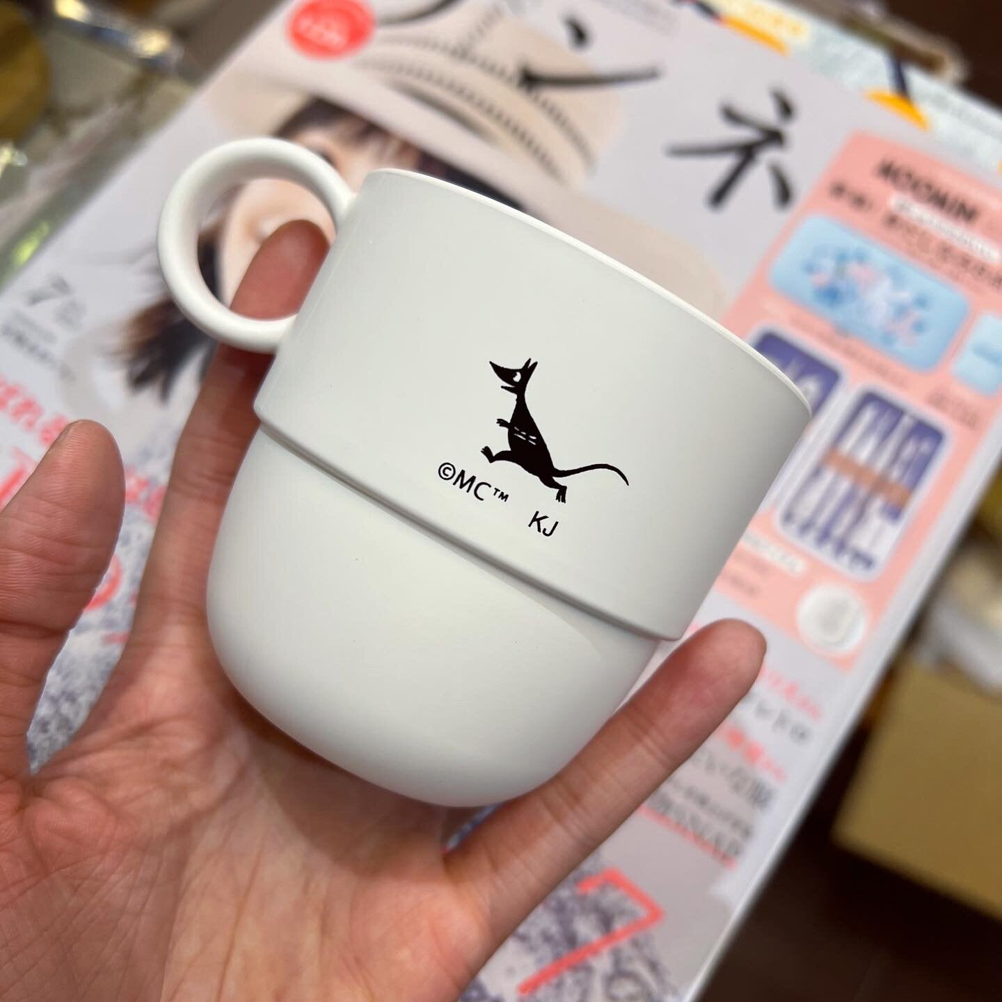 Moomin and Little My Cup, made in Japan