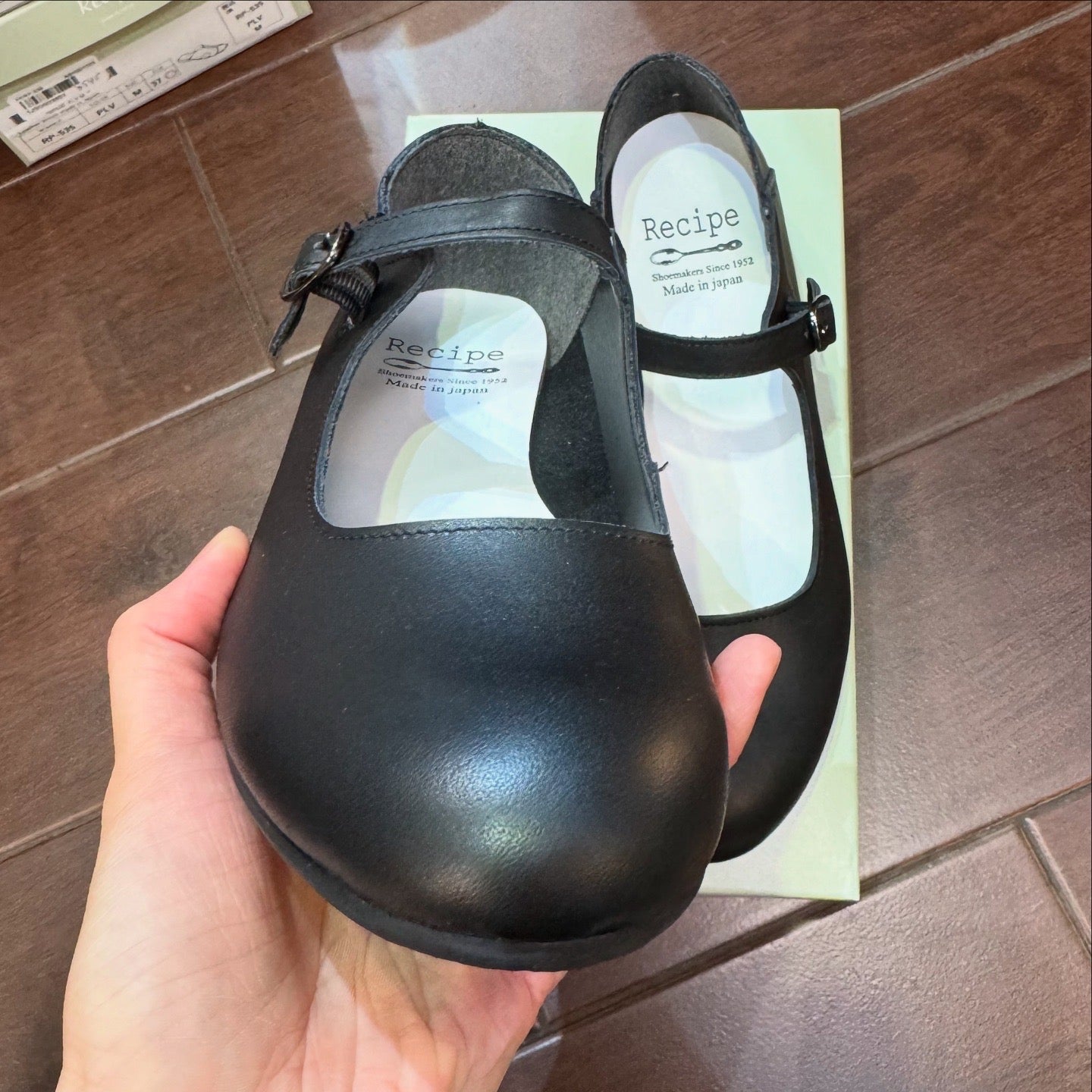 Recipe Mary Jane Leather Shoes, 3 Colors, made in Japan