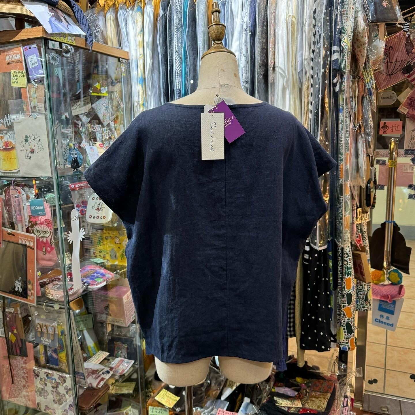 EXTRA20- Vent d Ouest x Liberty London Top, 2 Colors, made in Japan