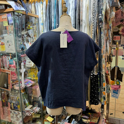 EXTRA30- Vent d Ouest x Liberty London Top, 2 Colors, made in Japan