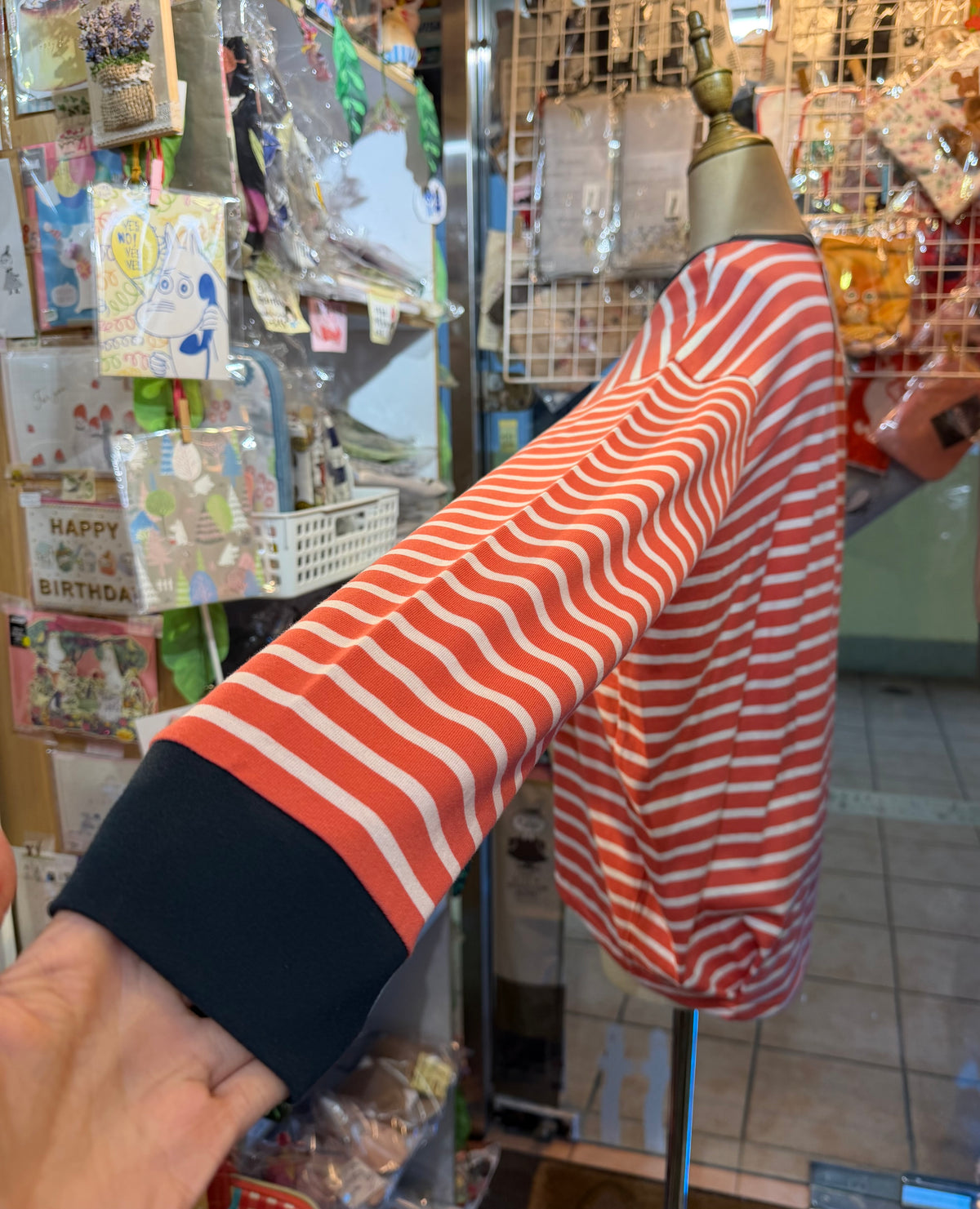 Diaries Striped Long T-shirts 2 Colors, made in Japan