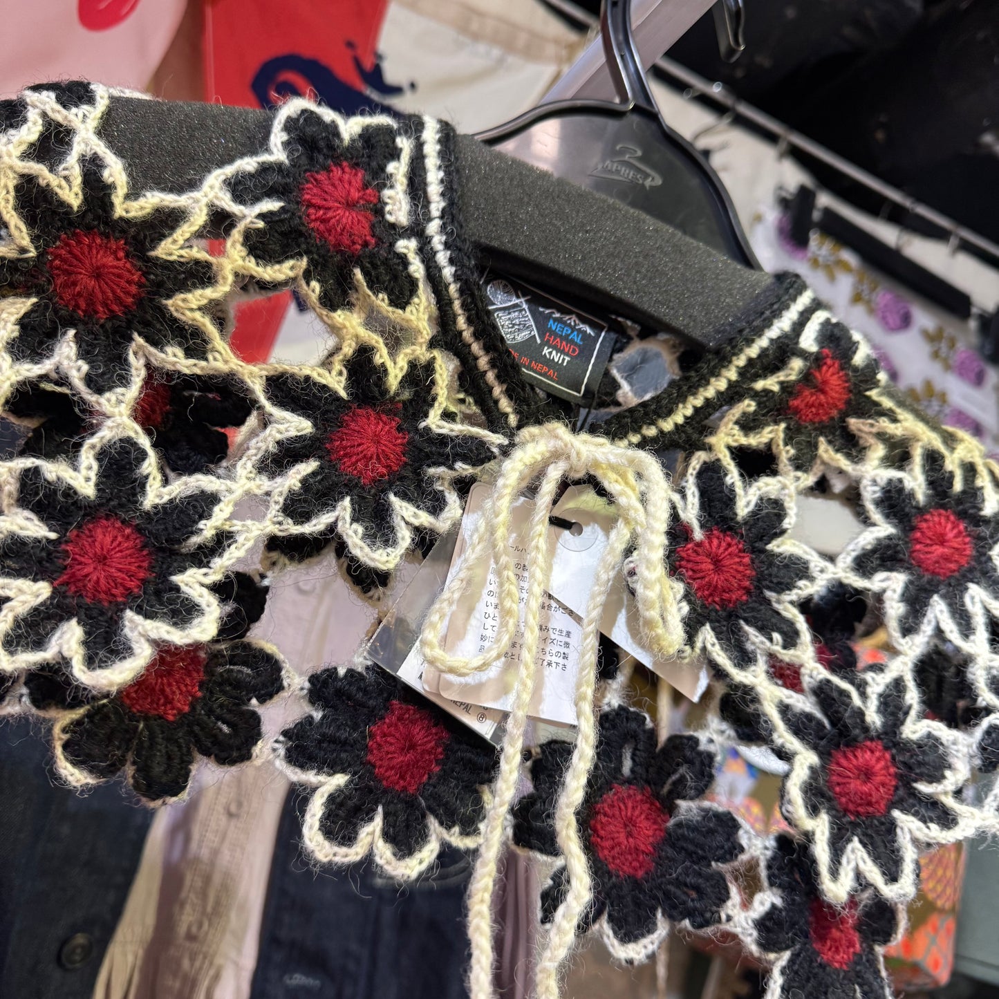 Bulle de Savon Nepal Hand Knit Scarf, made in Nepal