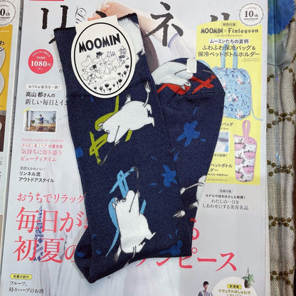 $99 only- Moomin Long Socks, 4 patterns, size 25-27cm, made in Japan