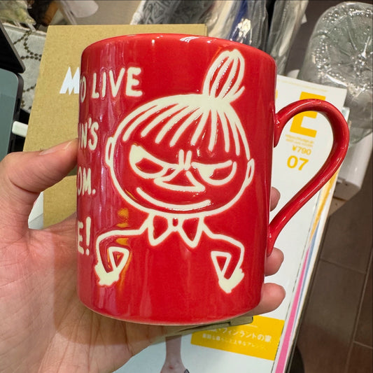 Little My Porcelain Red Mug, made in Japan