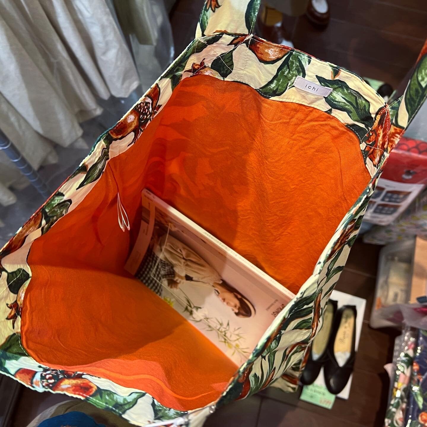 Sale- Ichi Pomegranate Tote Bag, 2 Colors, made in Vietnam