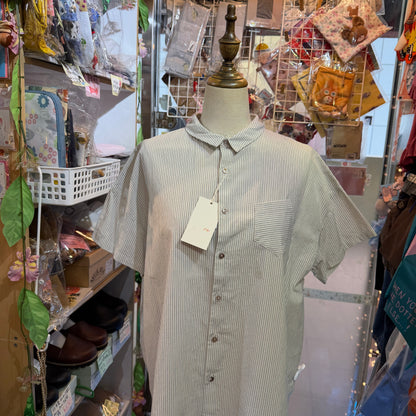 VM Natural Striped Shirt, made in Japan