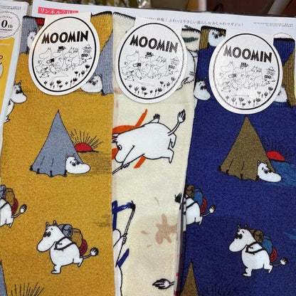 $99 only- Moomin Long Socks, 4 patterns, size 25-27cm, made in Japan