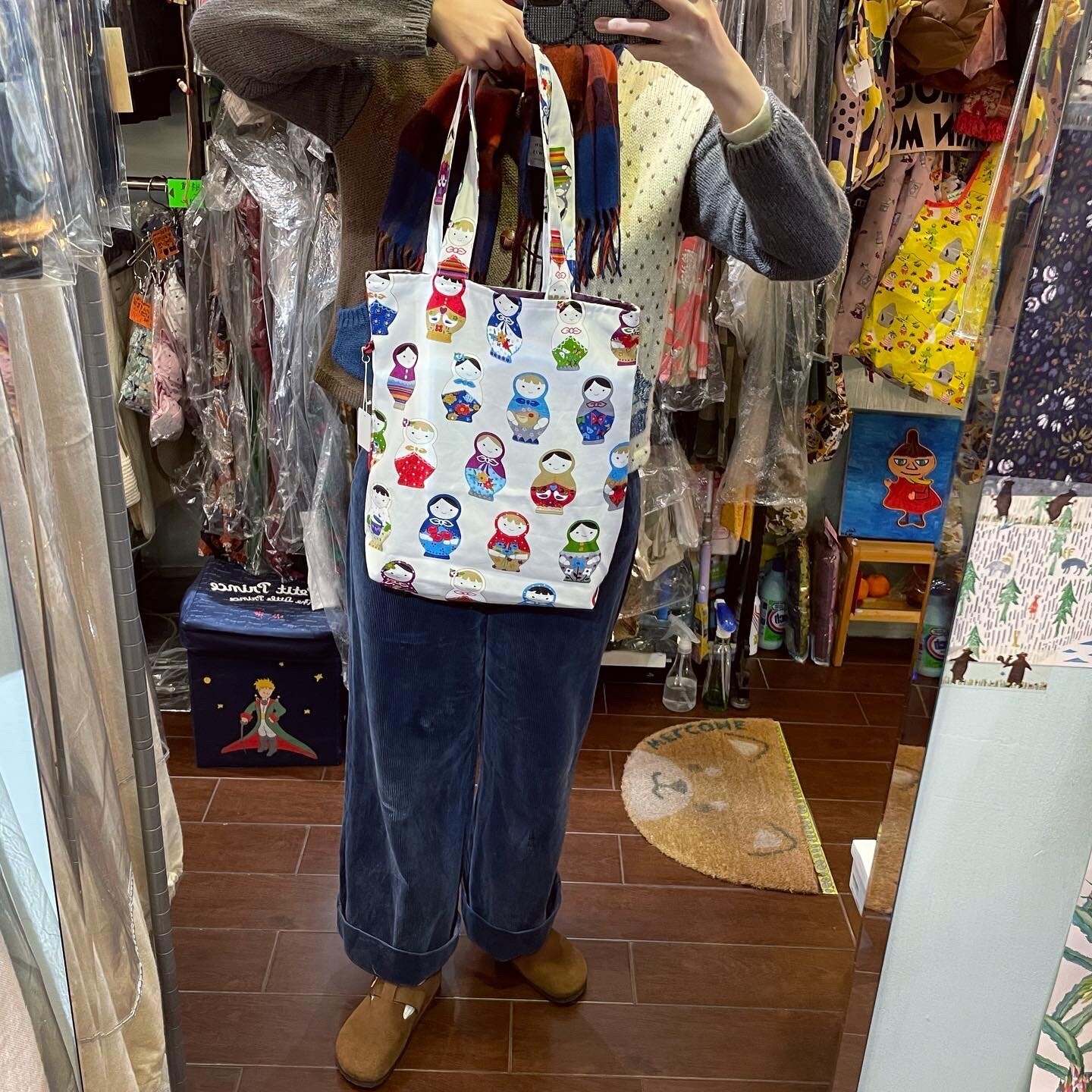 Handmade Dolls Prints Tote Bag