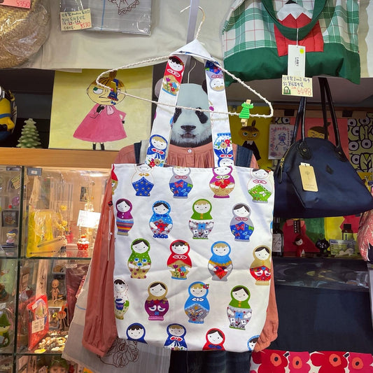 Handmade Dolls Prints Tote Bag