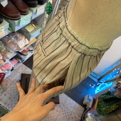 Sun Valley Natural Striped Pants