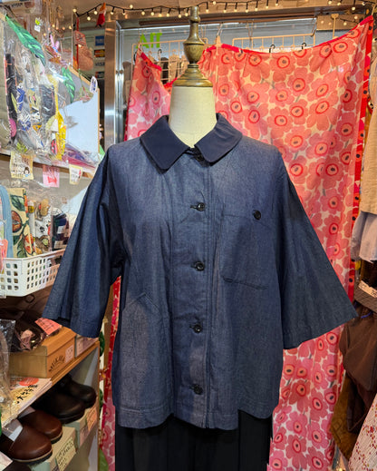 Mizuiro Ind Denim Shirt, 2 Colors, made in Japan