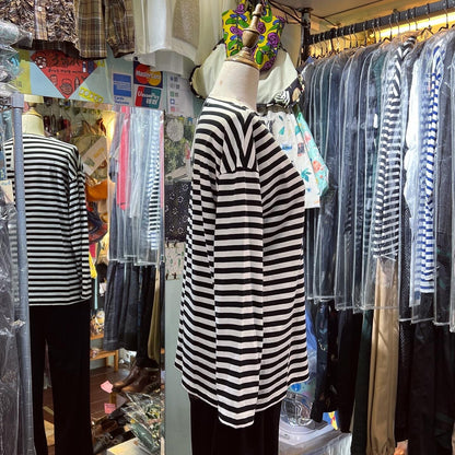 Nouvelles du Paradis Striped T-Shirt, made in Japan