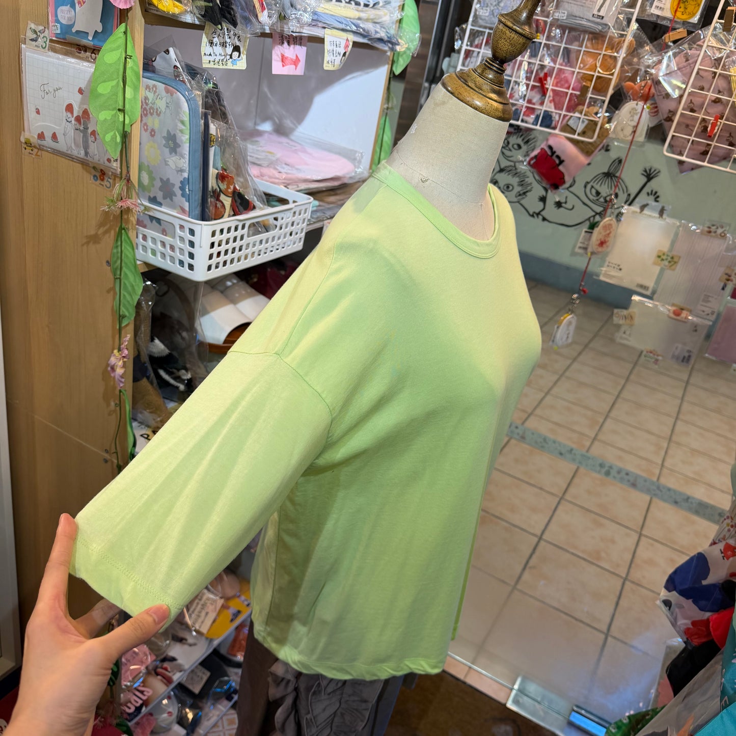 Laiterie Cotton T-shirt, 2 Colors, made in Japan