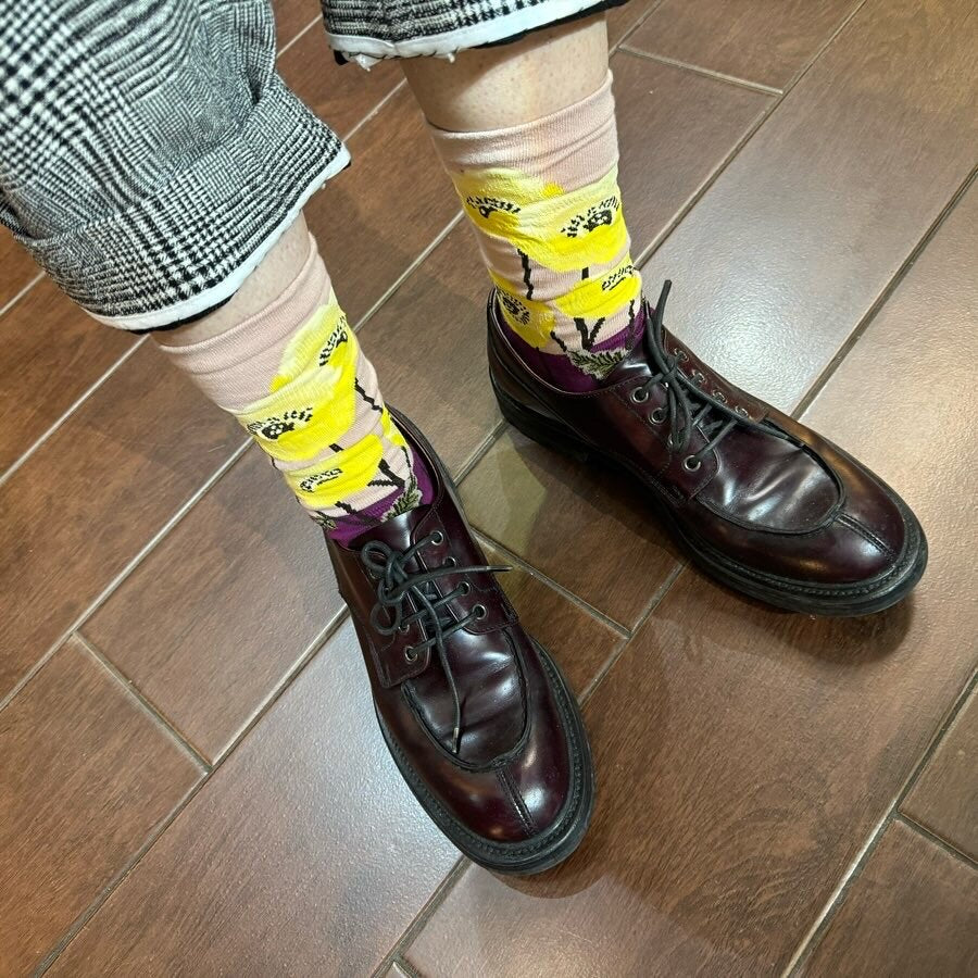 ande Floral Socks, made in Japan