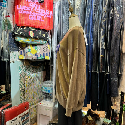 EXTRA30- Boutique Ordinary Grape Brown Knit Pullover