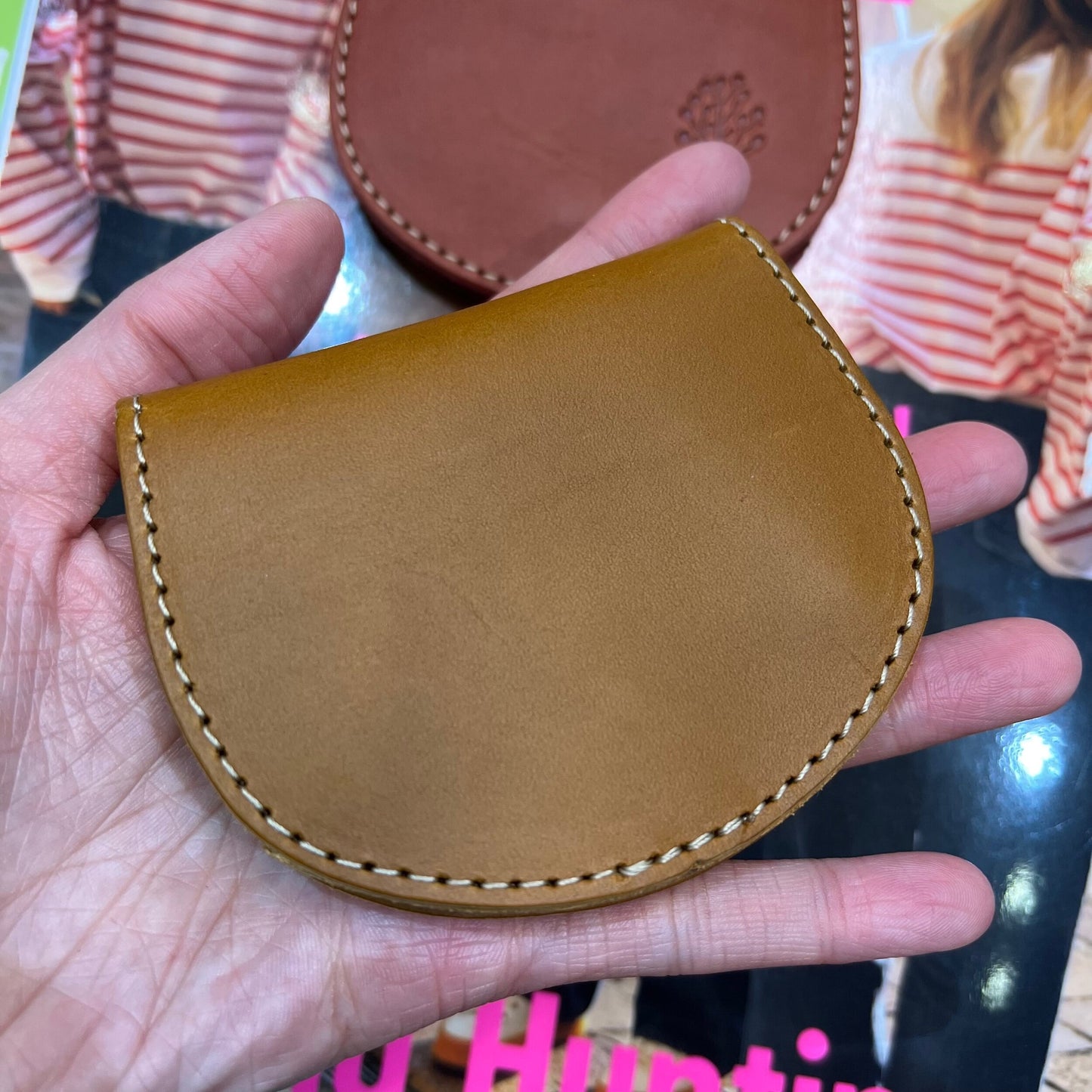 Kanmi Horseshoe Coin Case, 2 Colors, made in Japan