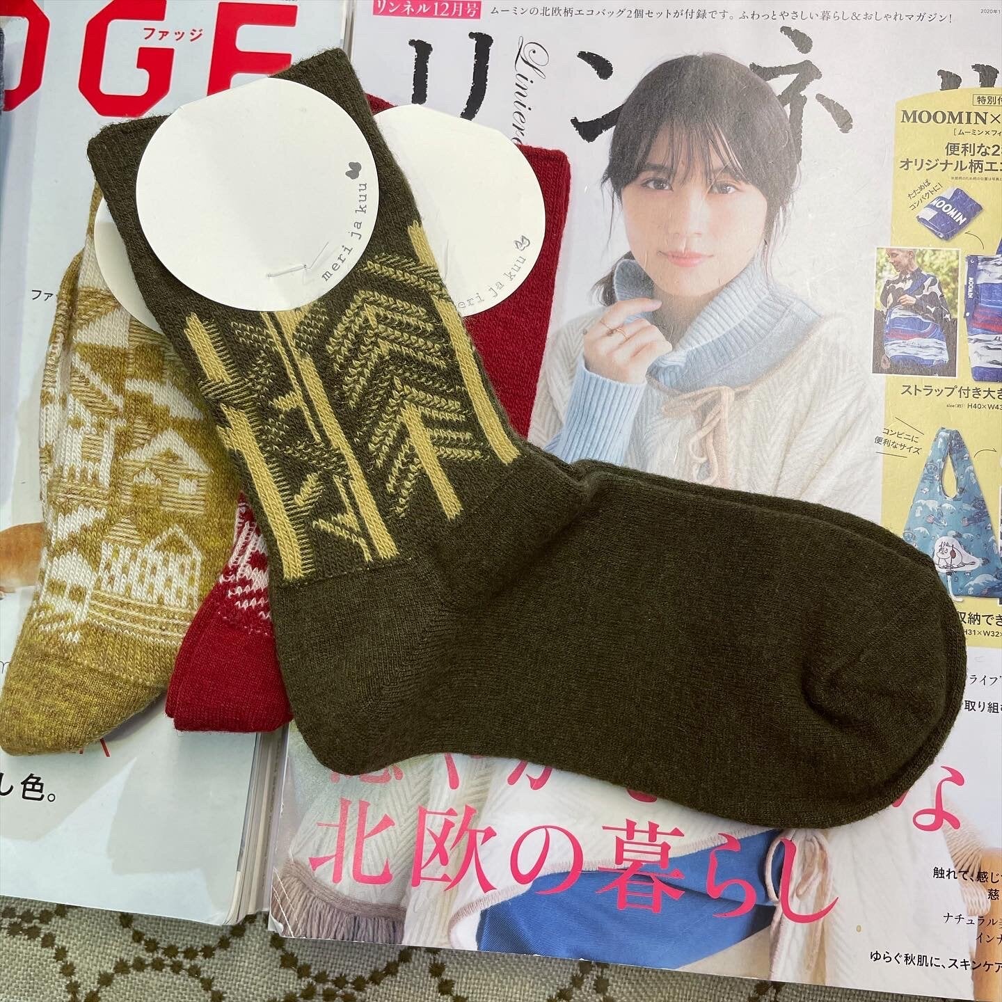 $99 only- Meri ja kuu Wool Socks, made in Japan, 4 Colors