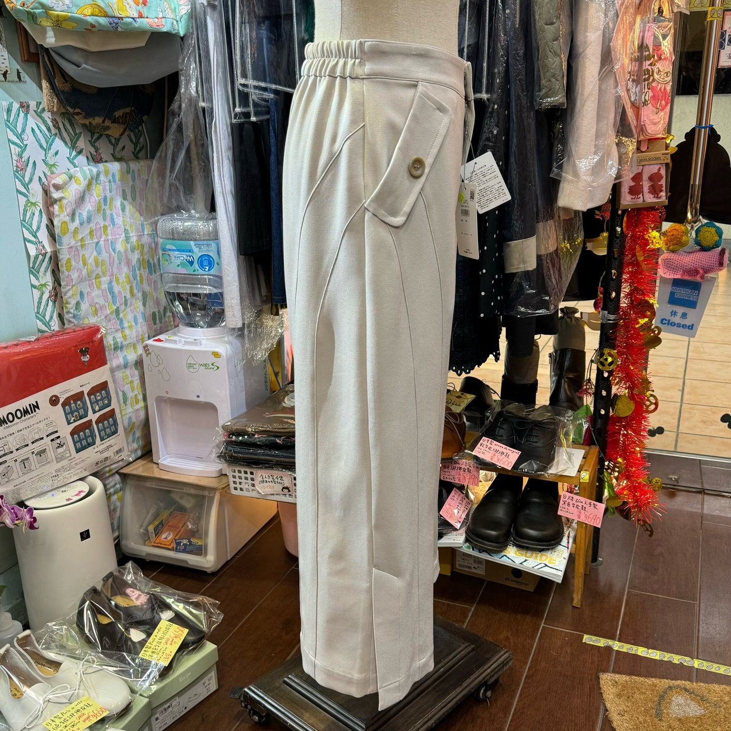 EXTRA20- Scena Brown Pants, 2 Colors, made in Japan