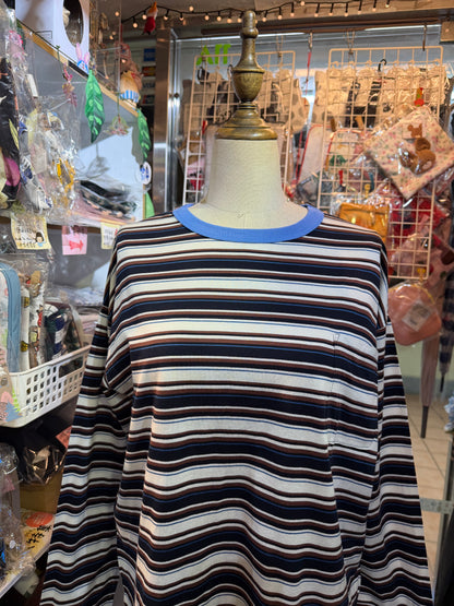 Le Melange Striped T-shirt, 2 Colors, made in Japan
