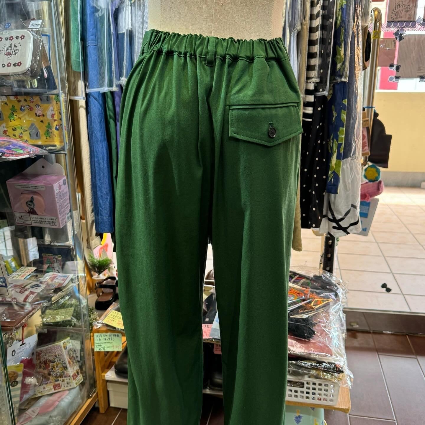 EXTRA20- Vent d Ouest Green Pants, 2 size, made in Japan