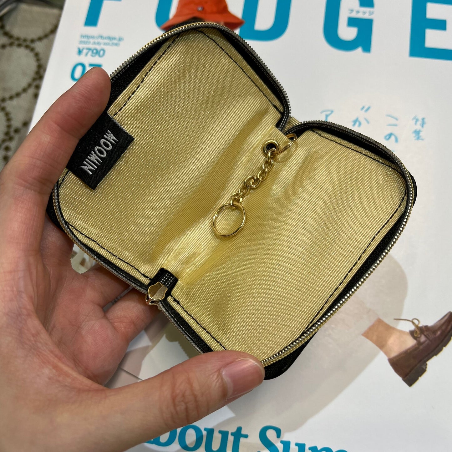 Little My Black Key Pouch