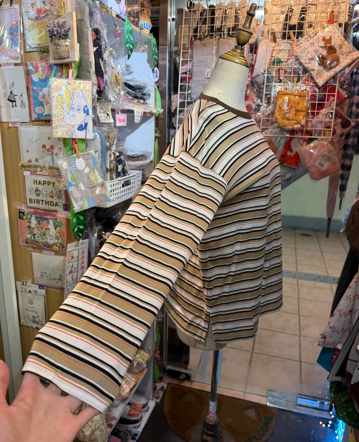 Le Melange Striped T-shirt, 2 Colors, made in Japan